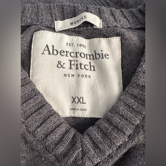 💥 SALE 💥 Abercrombie & Fitch cotton/cashmere blend jumper unisex - Picture 4 of 5